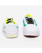 Sneakers ComfyCush Old Skool blanc/vert/jaune
